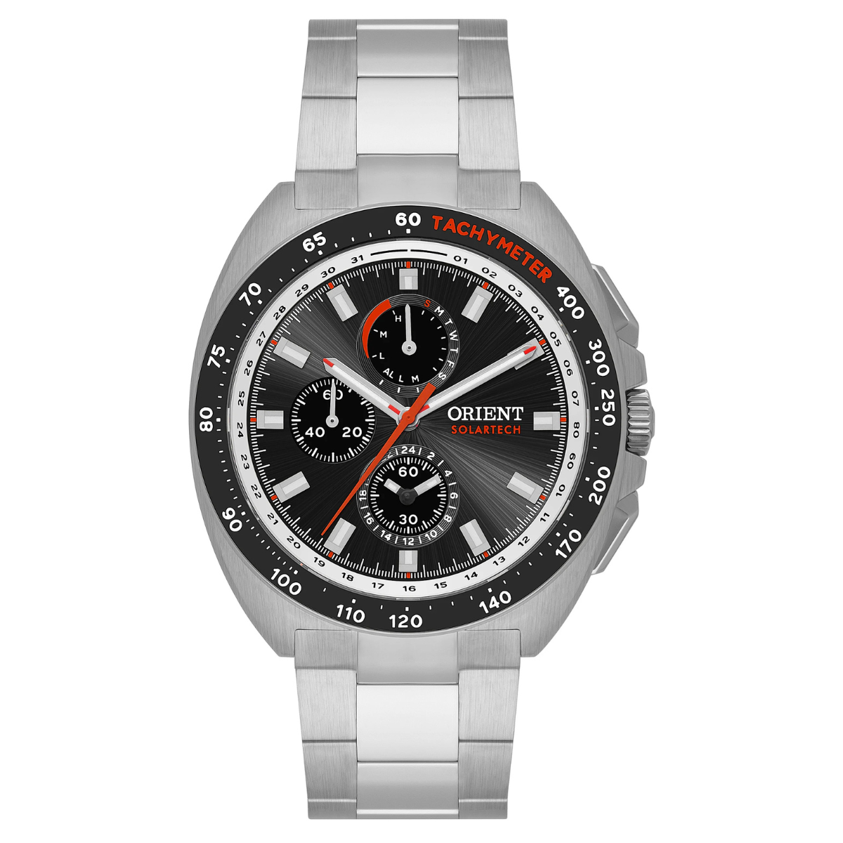 Relógio Orient Solartech Elite Land Cronógrafo - MBSSC298 P1SX Preto