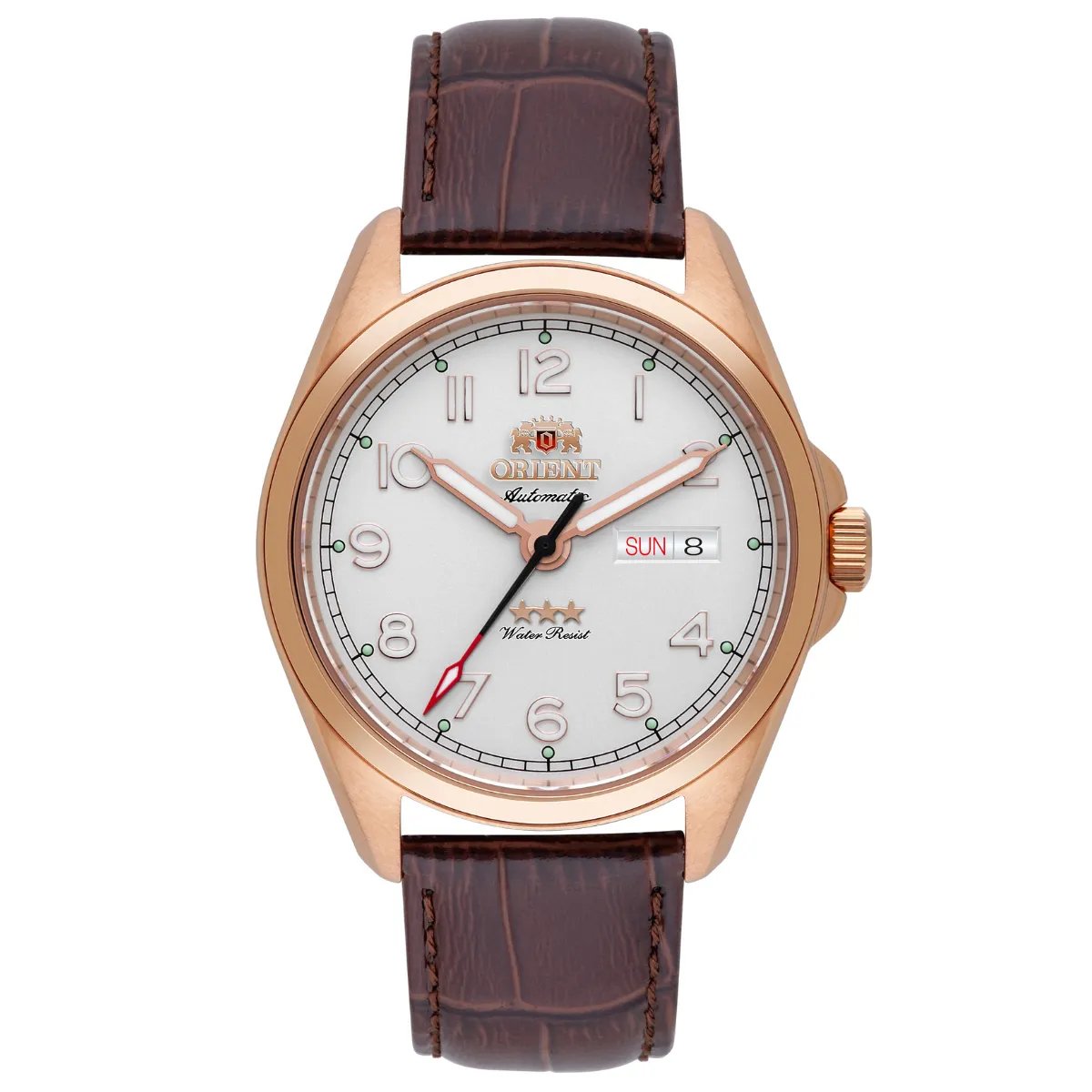 Relógio Orient Automático 3 Estrelas Masculino - YN6RC006 S2NX Branco