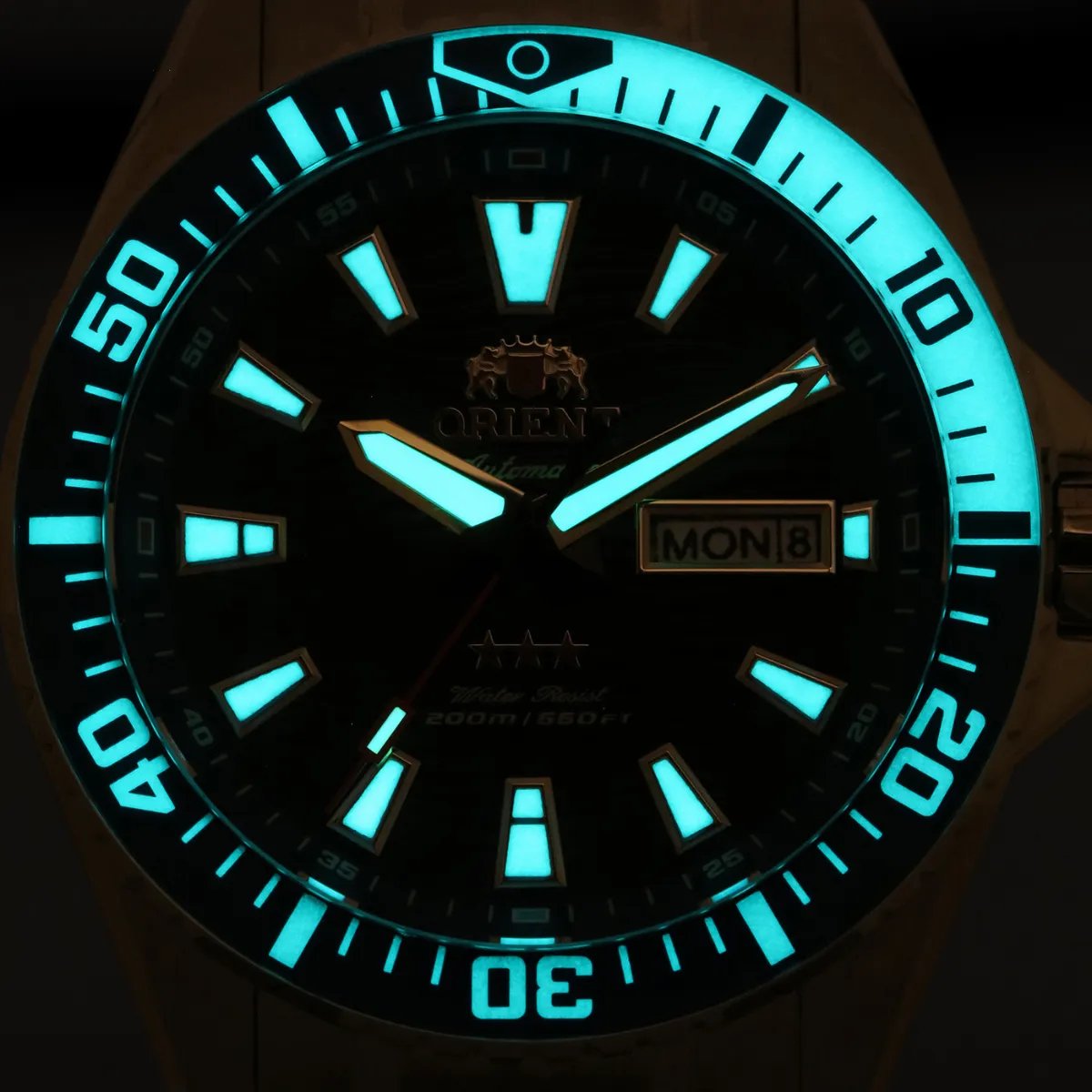 Relógio Orient Automático 3 Estrelas Sport Sea - YN6SS012 D1SX Azul Prata/Azul 2