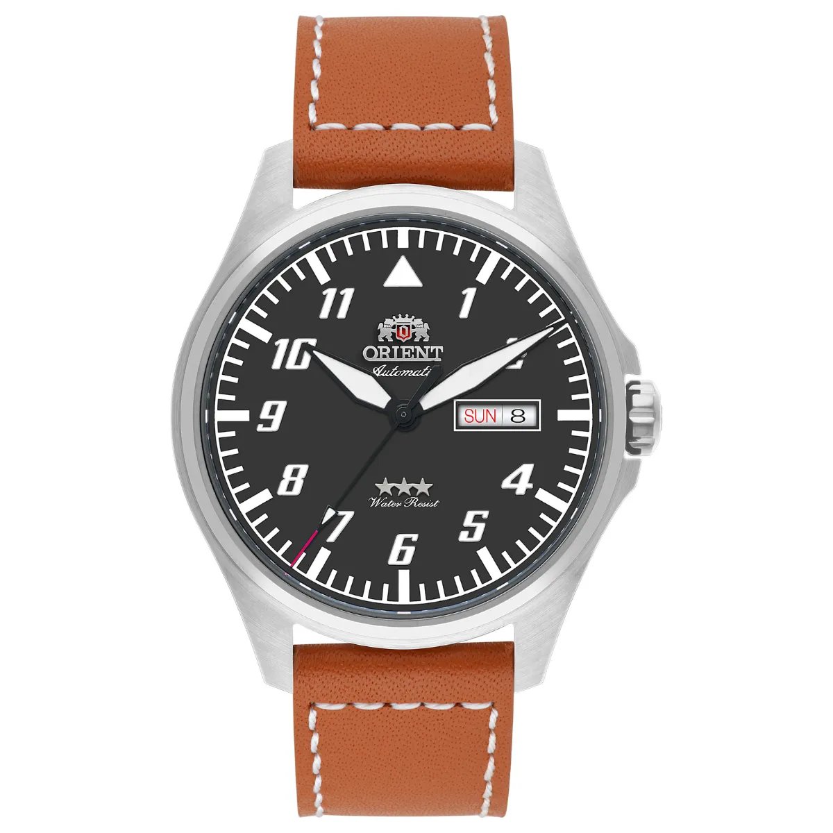Relógio Orient Automático 3 Estrelas Sport Air - YN6SC010 P2MX Preto