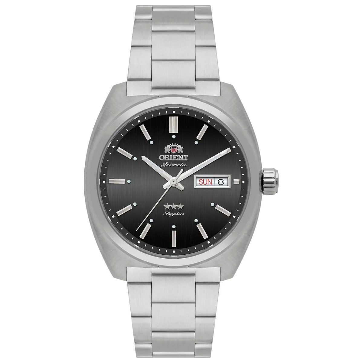 Relógio Orient Automático 3 Estrelas Heritage - YN6SS001 G1SX Preto