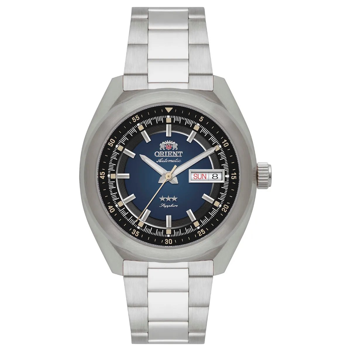 Relógio Orient Automático 3 Estrelas Heritage - YN6SS002 D1SX Azul