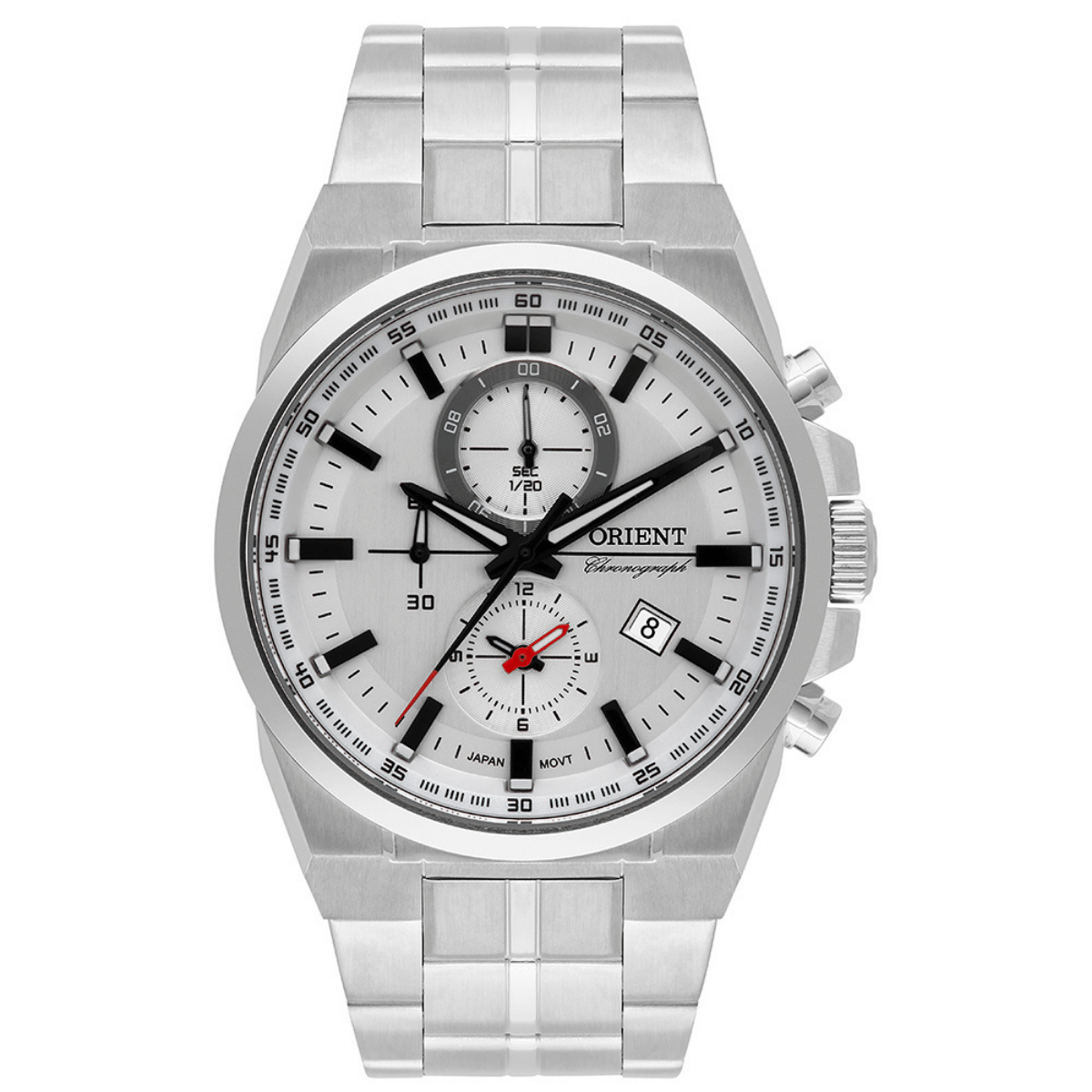 Relógio Orient Sport Cronógrafo Masculino - MBSSC224 S1SX Prata 1