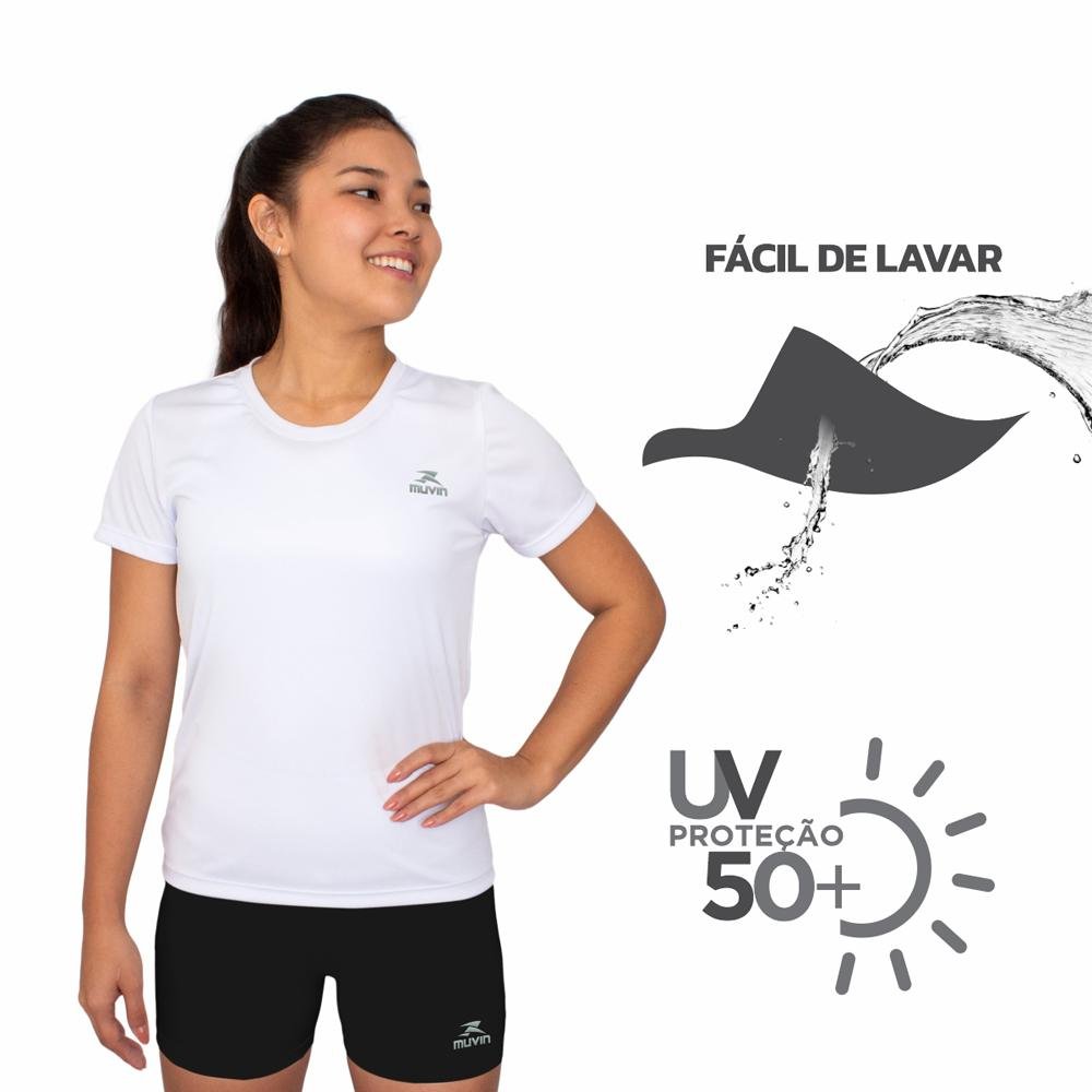 Kit 3 Camiseta Feminina Estampada Fitness Blusa Academia Caminhada