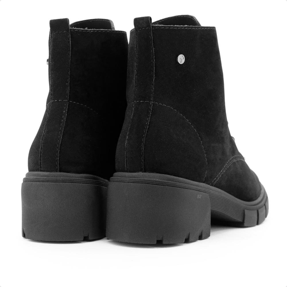 Bota Coturno Ramarim Tratorada Cano Médio Feminina Preto 5