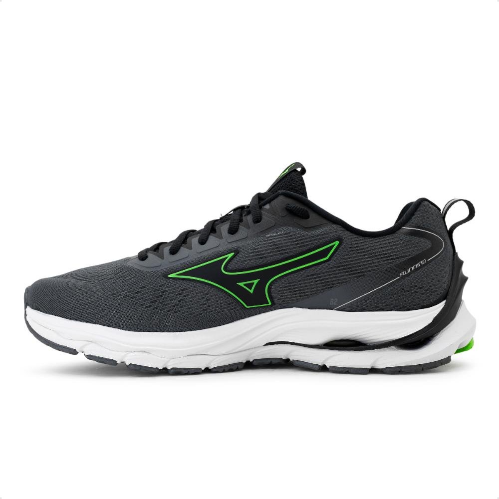Tênis Mizuno Wave Dynasty 5 Masculino Verde/Cinza 2