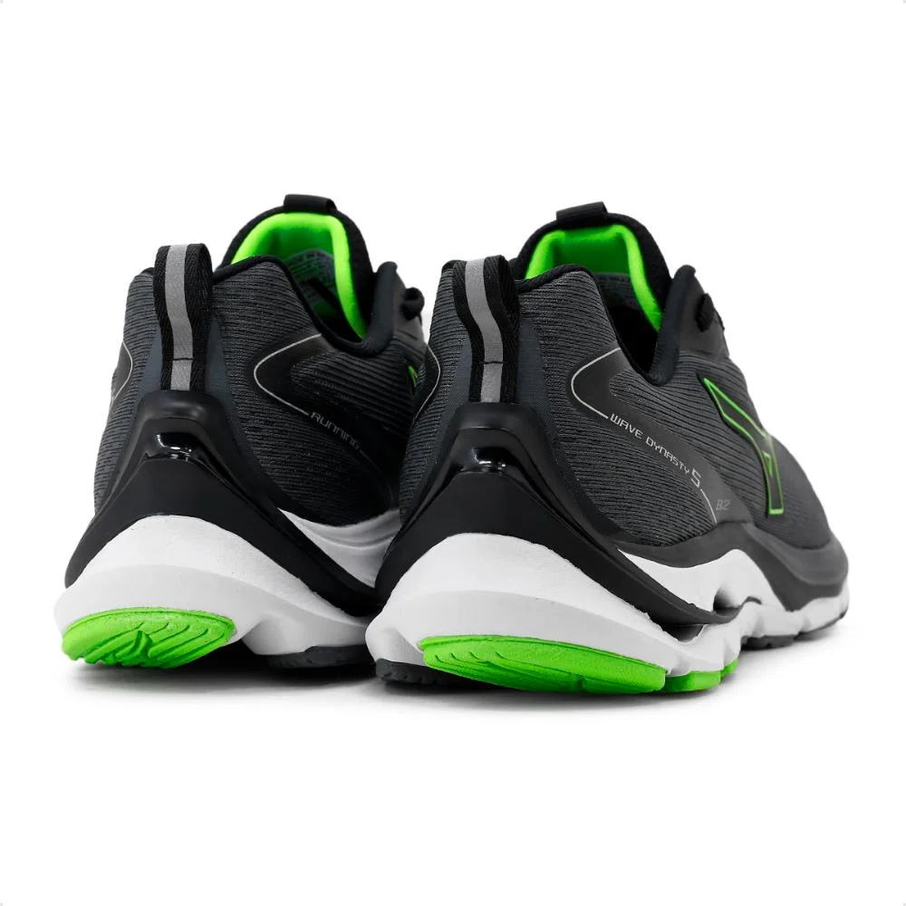 Tênis Mizuno Wave Dynasty 5 Masculino Verde/Cinza 3
