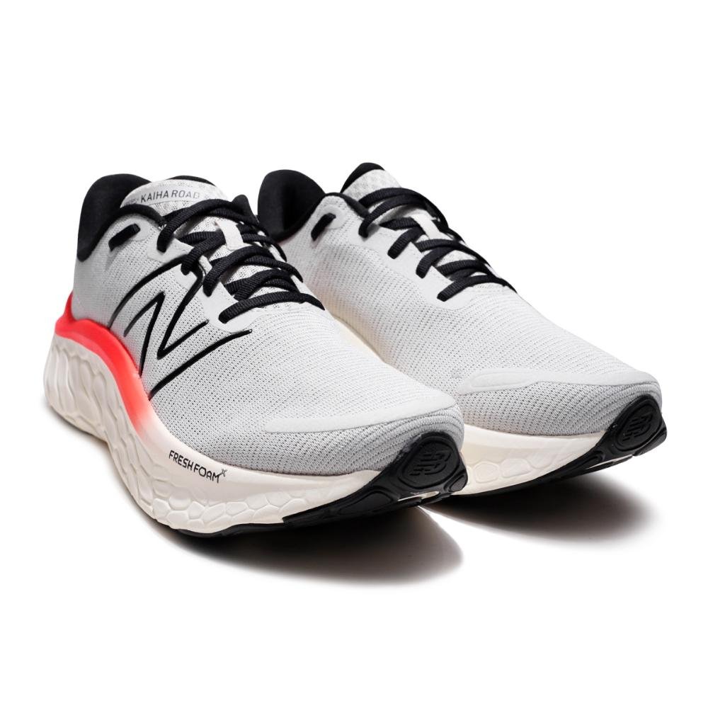 Tênis New Balance Kaiha Road Masculino Cinza/Coral 3