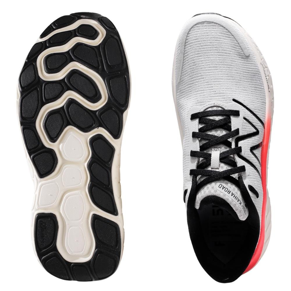 Tênis New Balance Kaiha Road Masculino Cinza/Coral 6