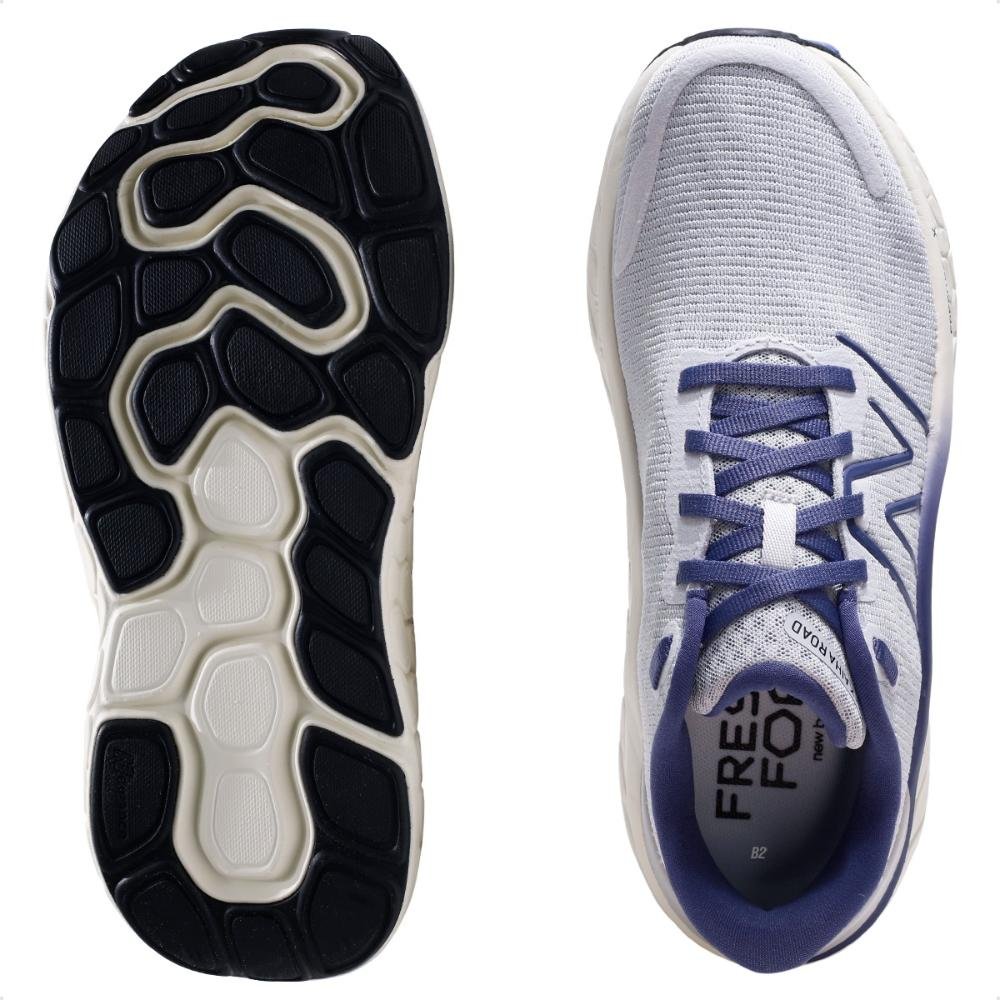 Tênis New Balance Kaiha Road Feminino Cinza/Azul Marinho 6