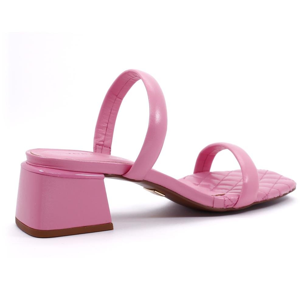 Tamanco Jorge Bischoff Tiras + Niqueleira Rosa 4