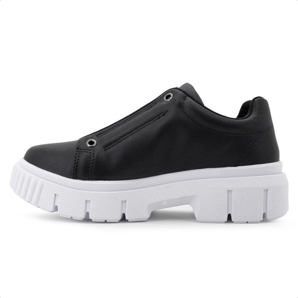 Tênis Comfortflex Tratorado Casual Feminino Preto 2