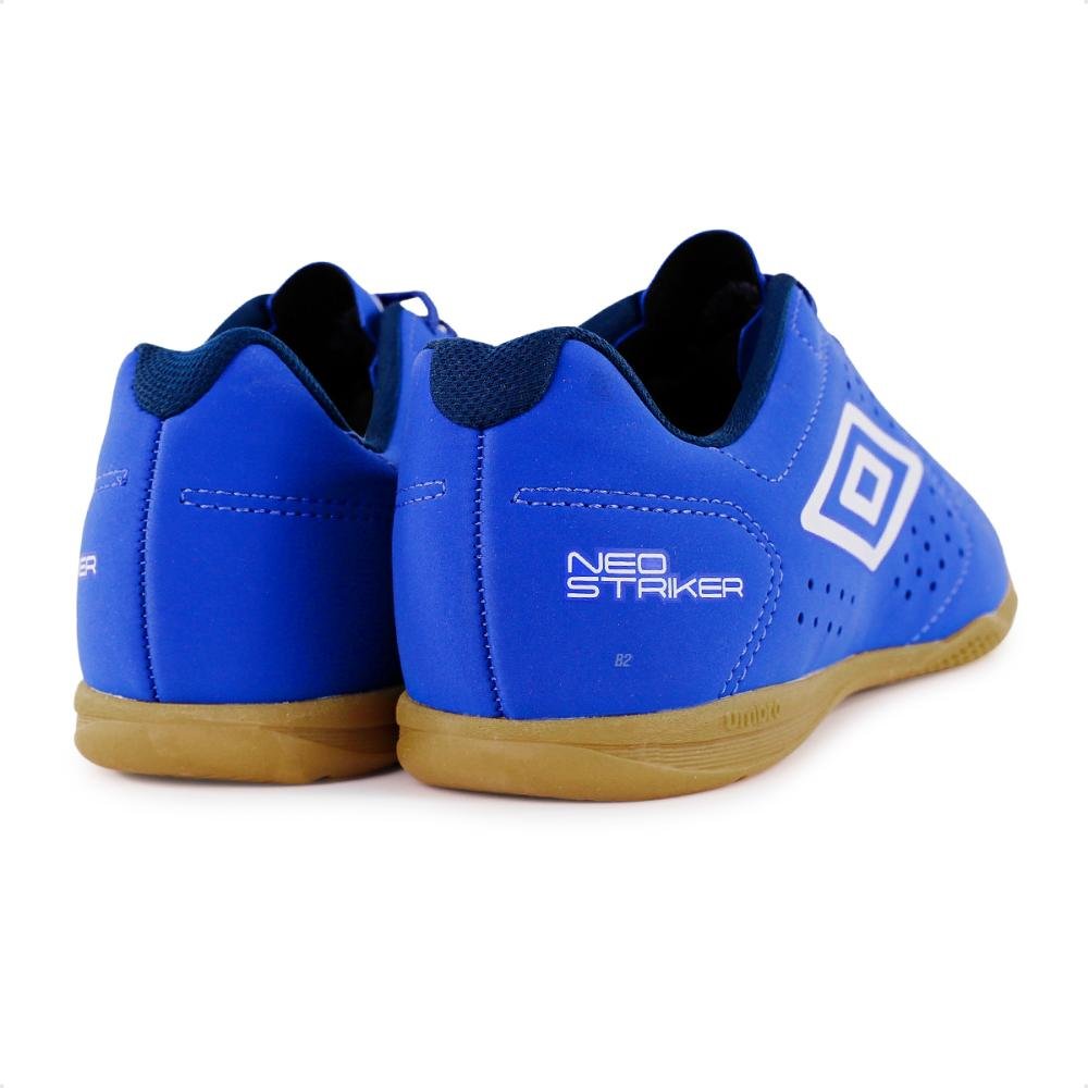 Chuteira Futsal Umbro Neo Striker Masculina Futebol de Salão Azul 5
