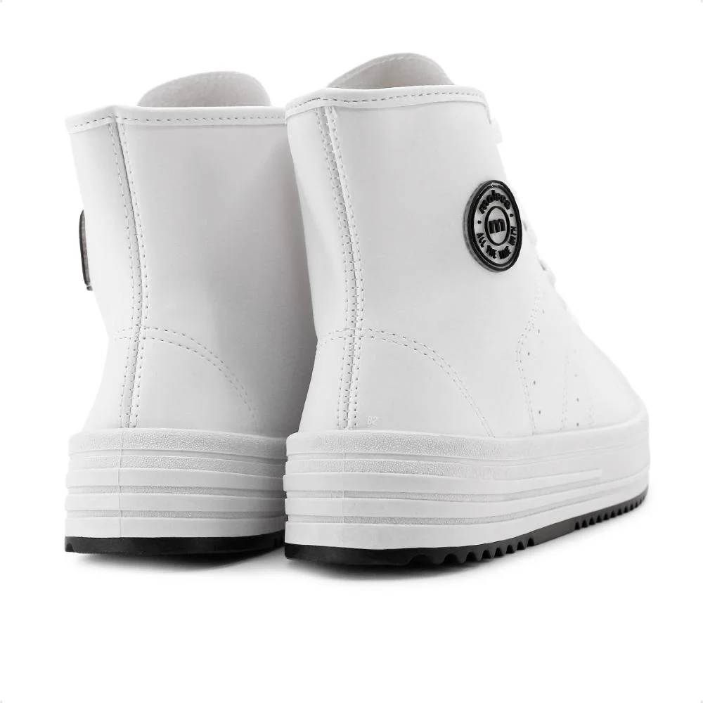 Tênis Moleca Caixa Alta Cano Médio Feminino Branco 4