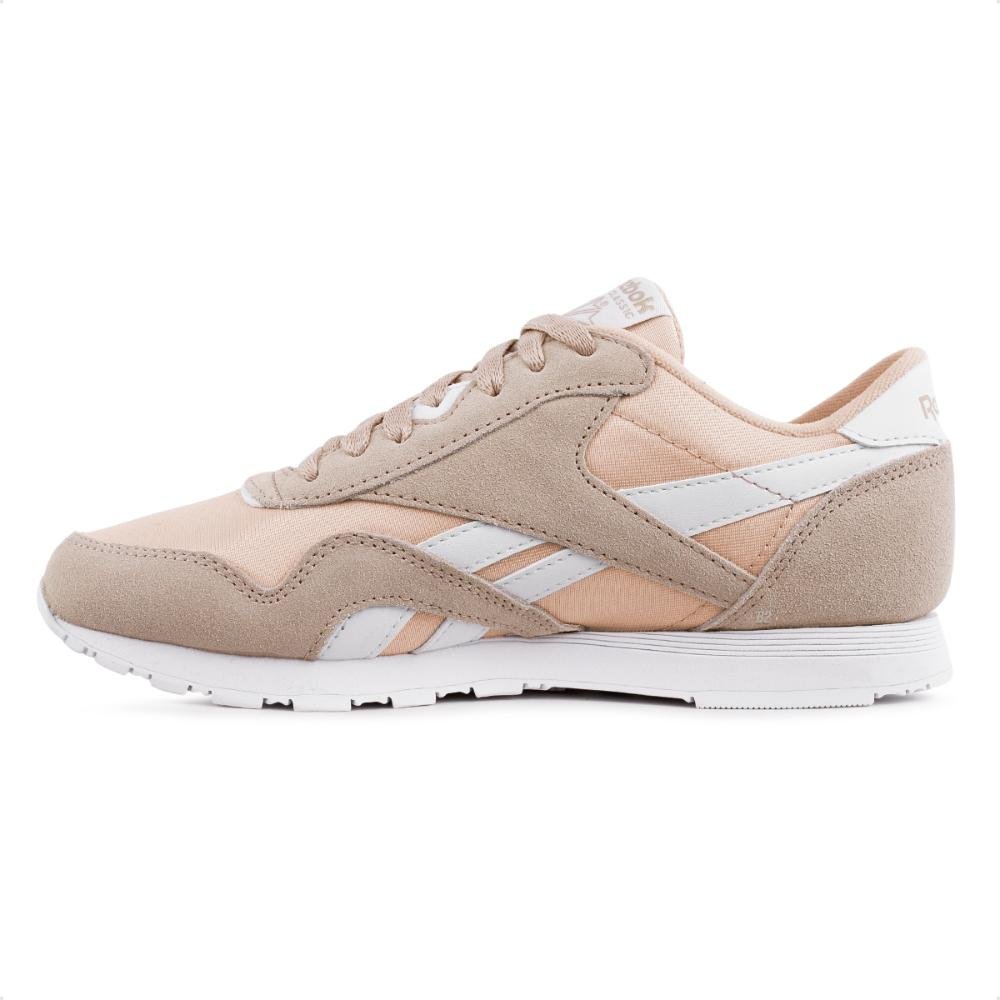 Tênis Reebok Classic Nylon Feminino Bege 2