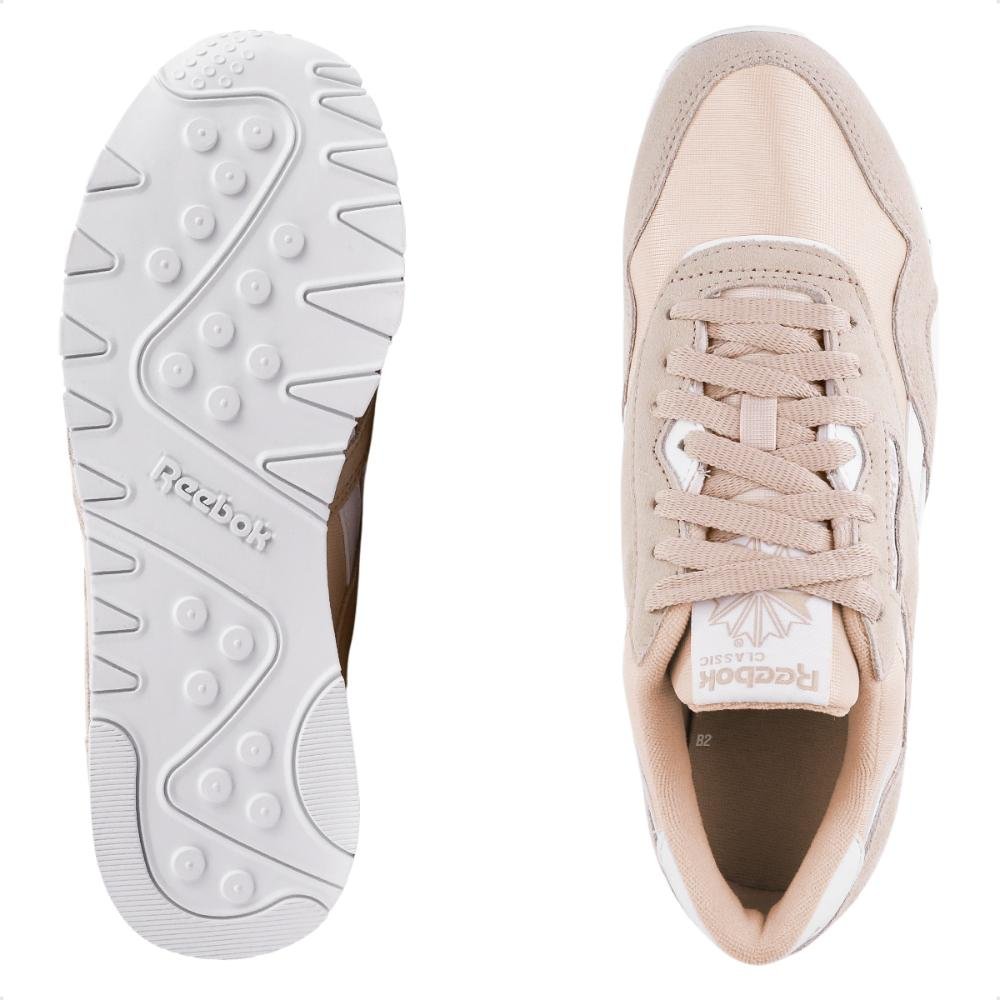 Tênis Reebok Classic Nylon Feminino Bege 5