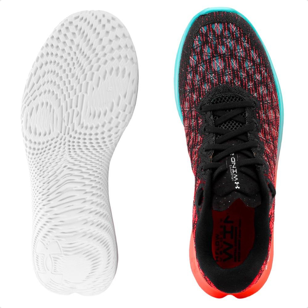Tênis Under Armour Flow Velociti Wind 2 Masculino Coral/Preto 5