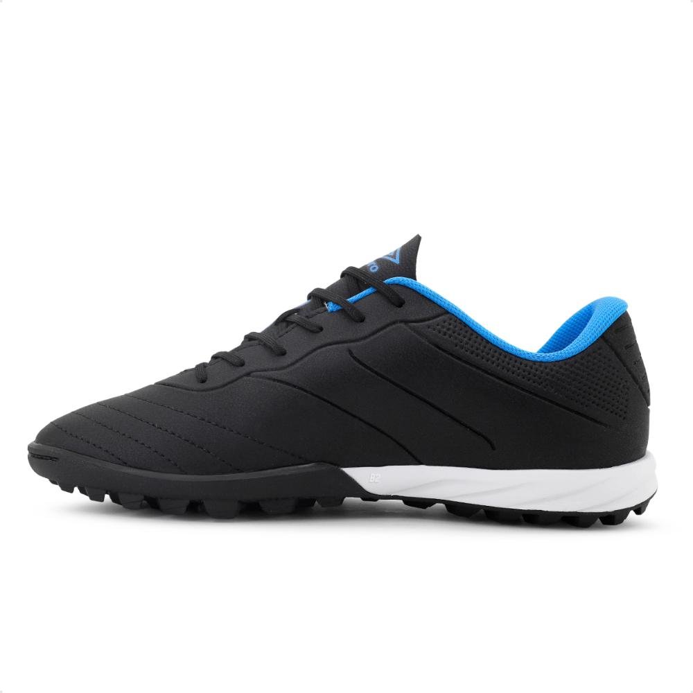 Chuteira Society Umbro Tocco 3 Club Masculino Preto/Azul 2