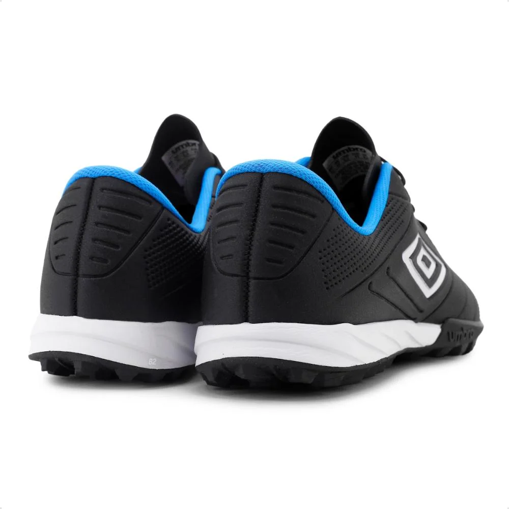 Chuteira Society Umbro Tocco 3 Club Masculino Preto/Azul 5