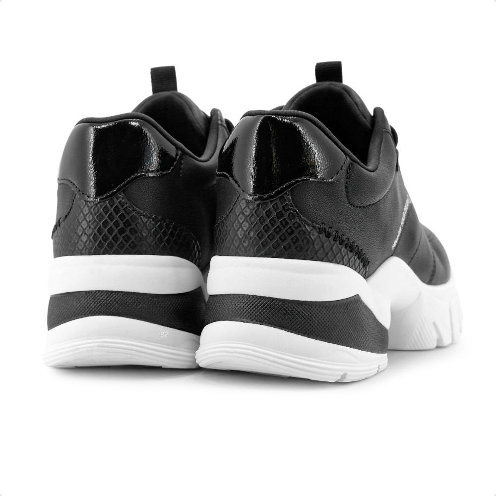 Tênis Ramarim Chunky Folow Your Dreams Feminino Preto/Branco 5