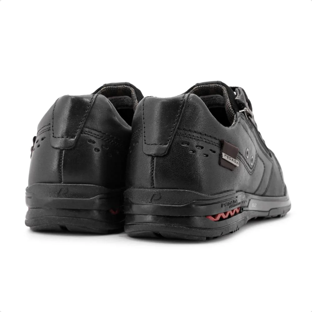 Sapatênis Pegada Gold Casual Zíper 2135 Preto 3