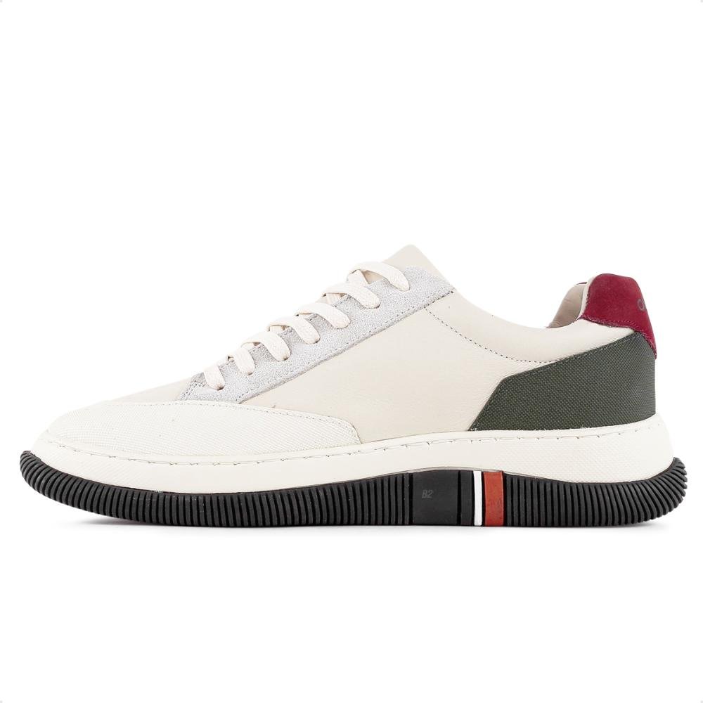 Tênis Osklen Hybrid Laces Masculino Off White/Verde 2