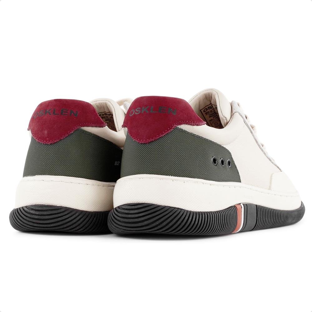 Tênis Osklen Hybrid Laces Masculino Off White/Verde 3