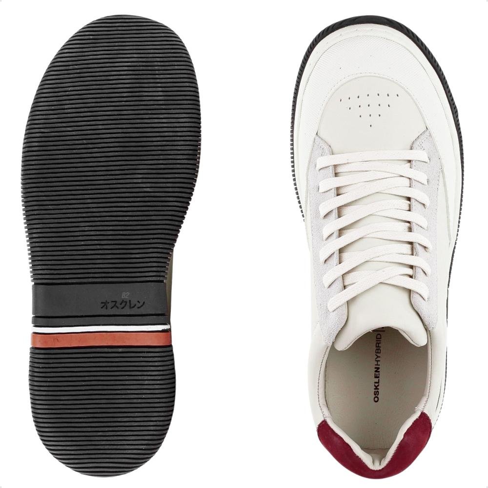 Tênis Osklen Hybrid Laces Masculino Off White/Verde 5