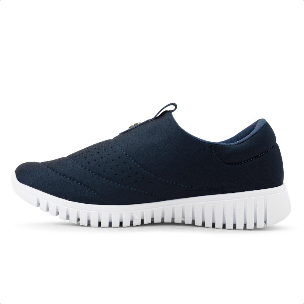Tênis Usaflex Slip On Elastano Feminino Azul 2