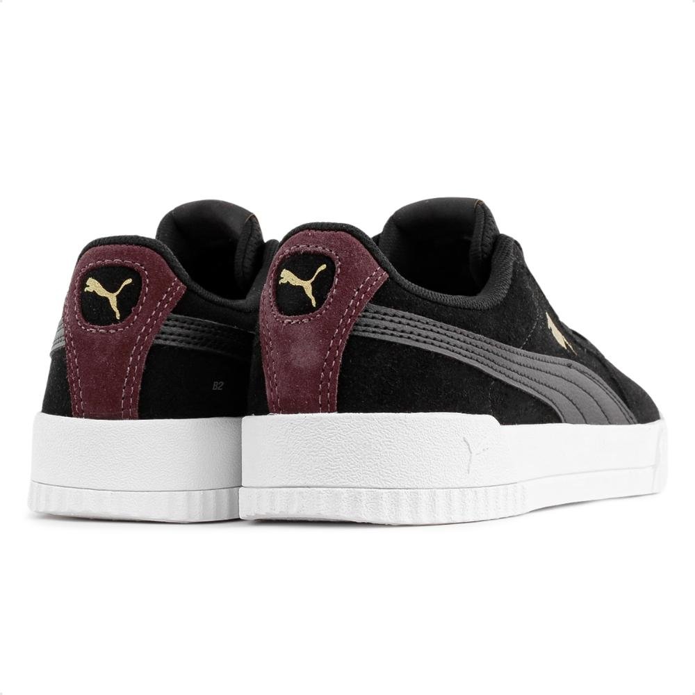 Tênis Puma Carina Bdp Preto/Bordô 3