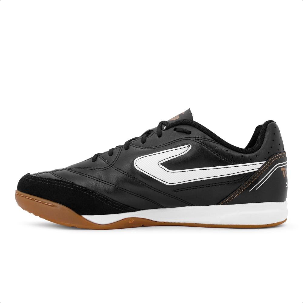 Chuteira Topper Futsal Maestro Td IV Masculina Preto/Marrom 2