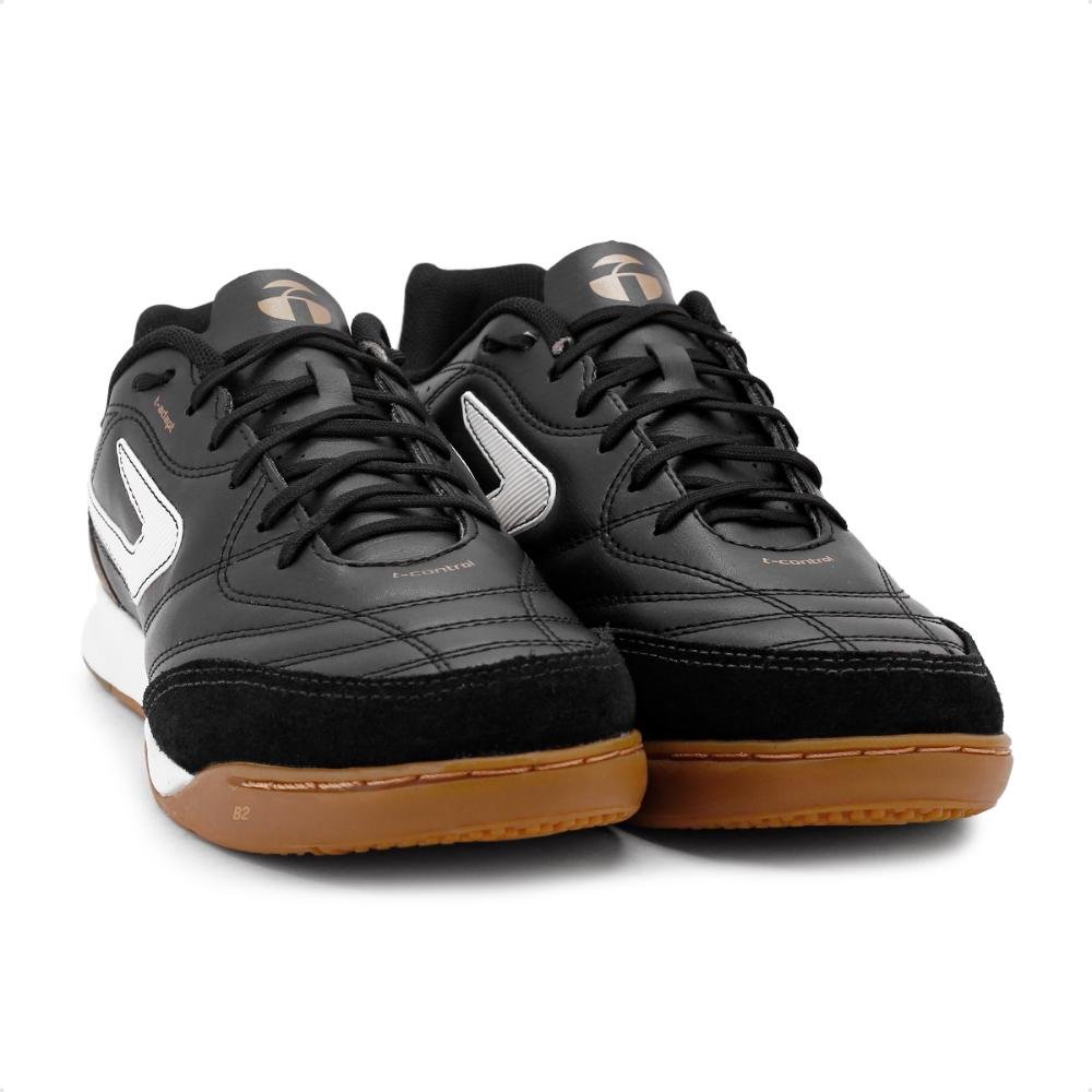 Chuteira Topper Futsal Maestro Td IV Masculina Preto/Marrom 3