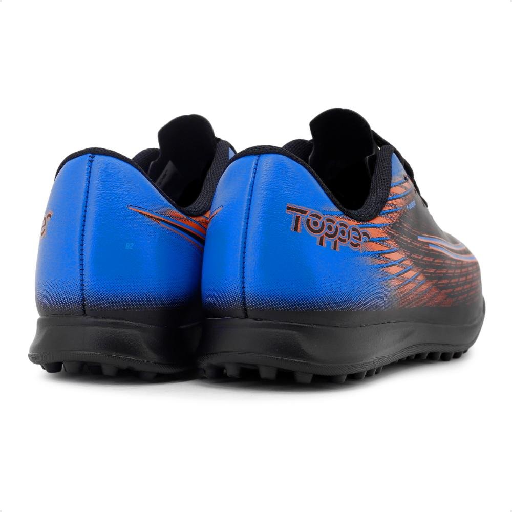 Chuteira Society Topper Strike 4 Juvenil Preto 5