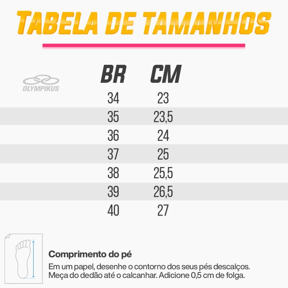 Tênis Olympikus Citrus 2 Feminino Preto 5