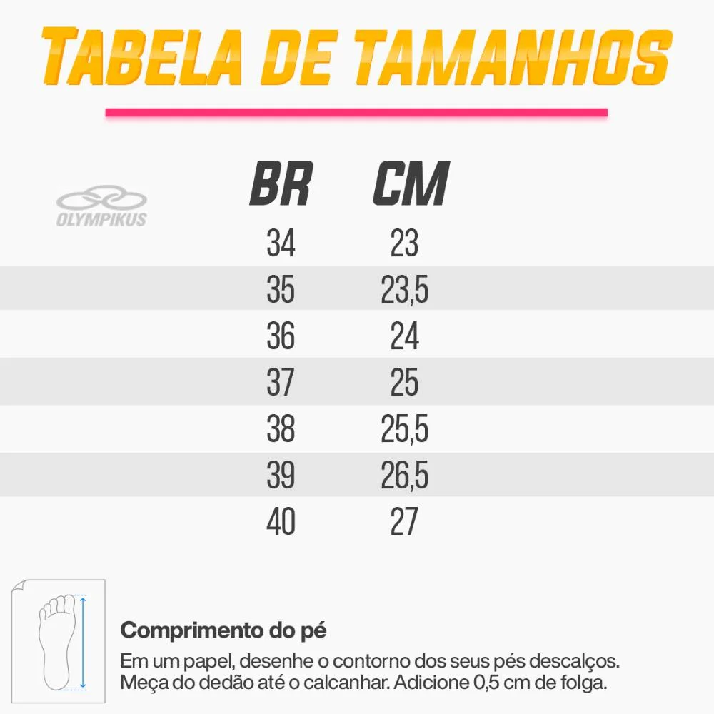 Tênis Olympikus Citrus 2 Feminino Preto 5