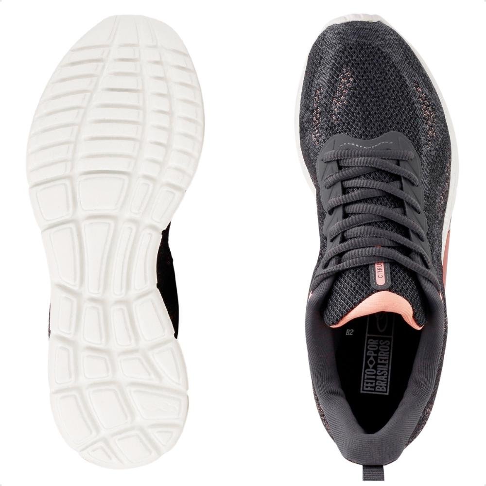 Tênis Olympikus Citrus 2 Feminino Cinza/Rosa 5