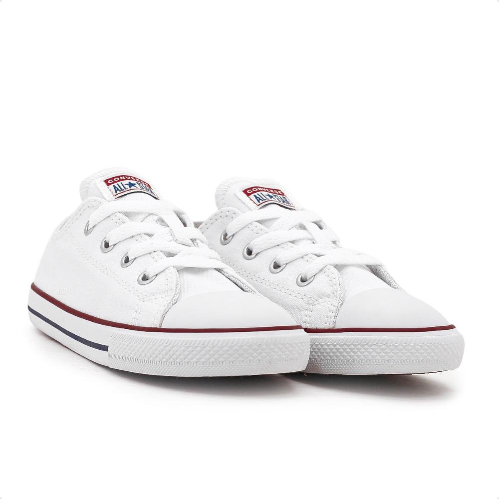 Tênis Converse Chuck Taylor All Star Canvas Infantil Branco 3