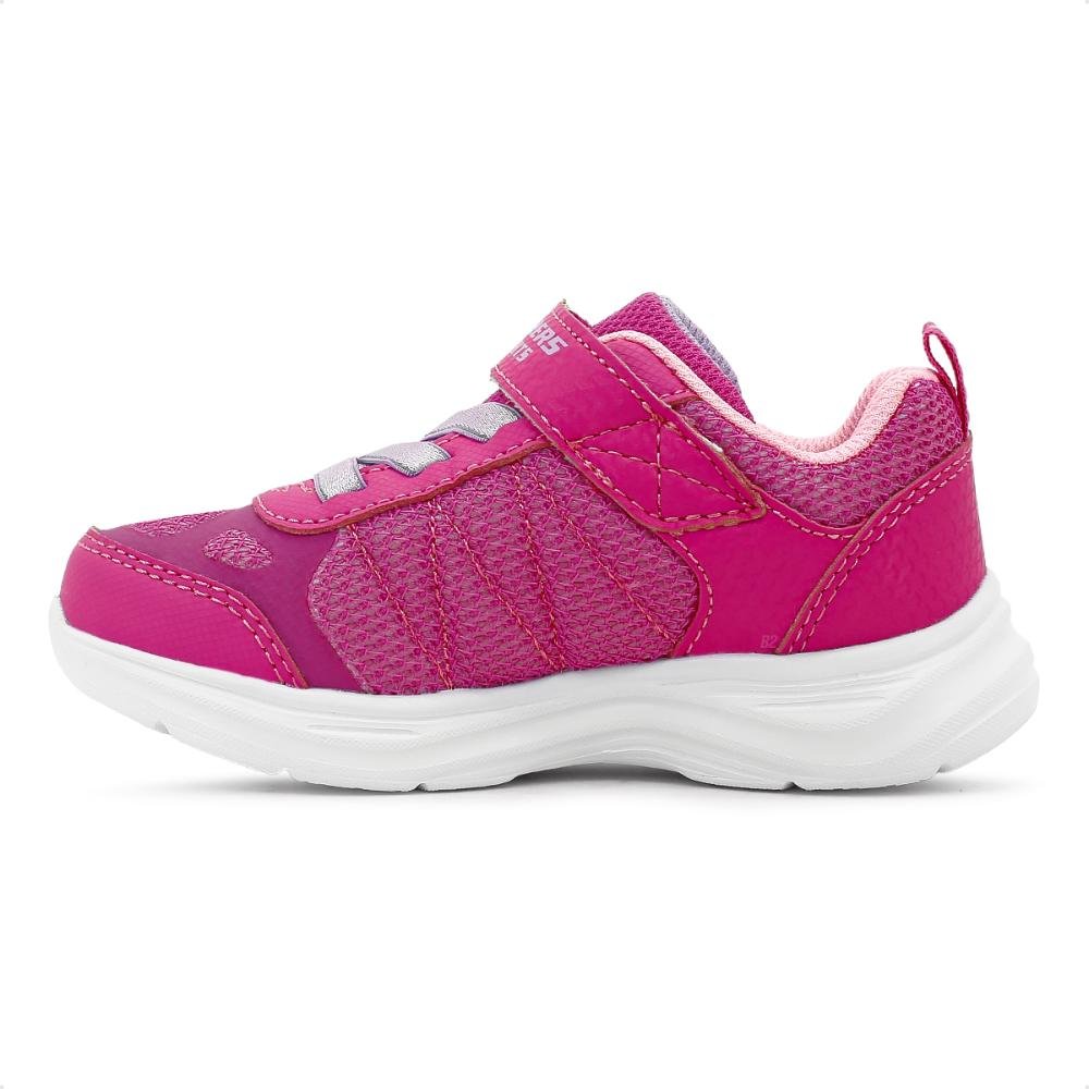 Tênis Skechers Glimmer Kicks Fresh Glow Infantil Rosa/Lilás 2
