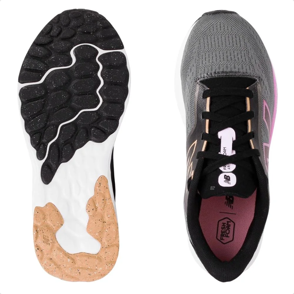 Tênis New Balance Fresh Foam Arishi V4 Feminino Cinza/Rosa 5