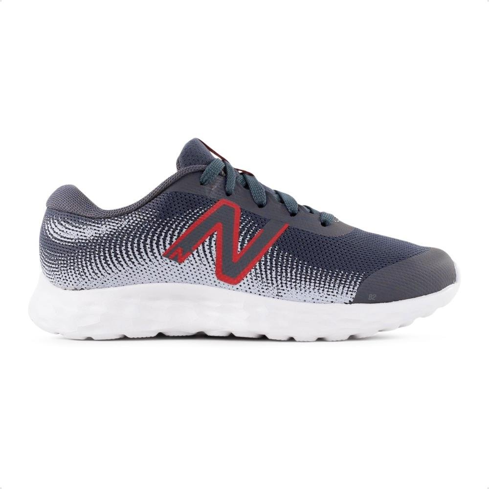 Tênis New Balance 520 v8 Infantil Cinza/Vermelho
