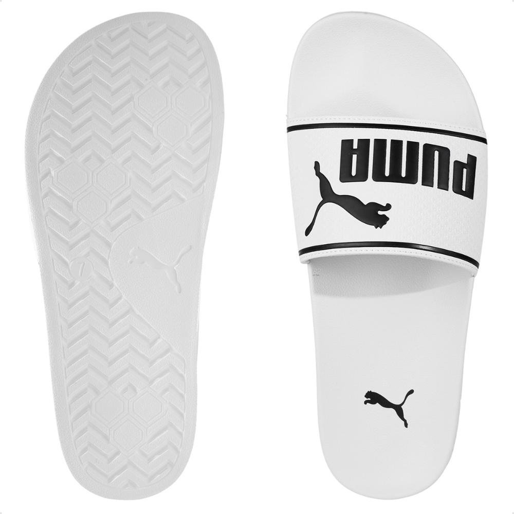 Chinelo Puma Leadcat 2.0 Bdp Unissex Branco/Preto 6