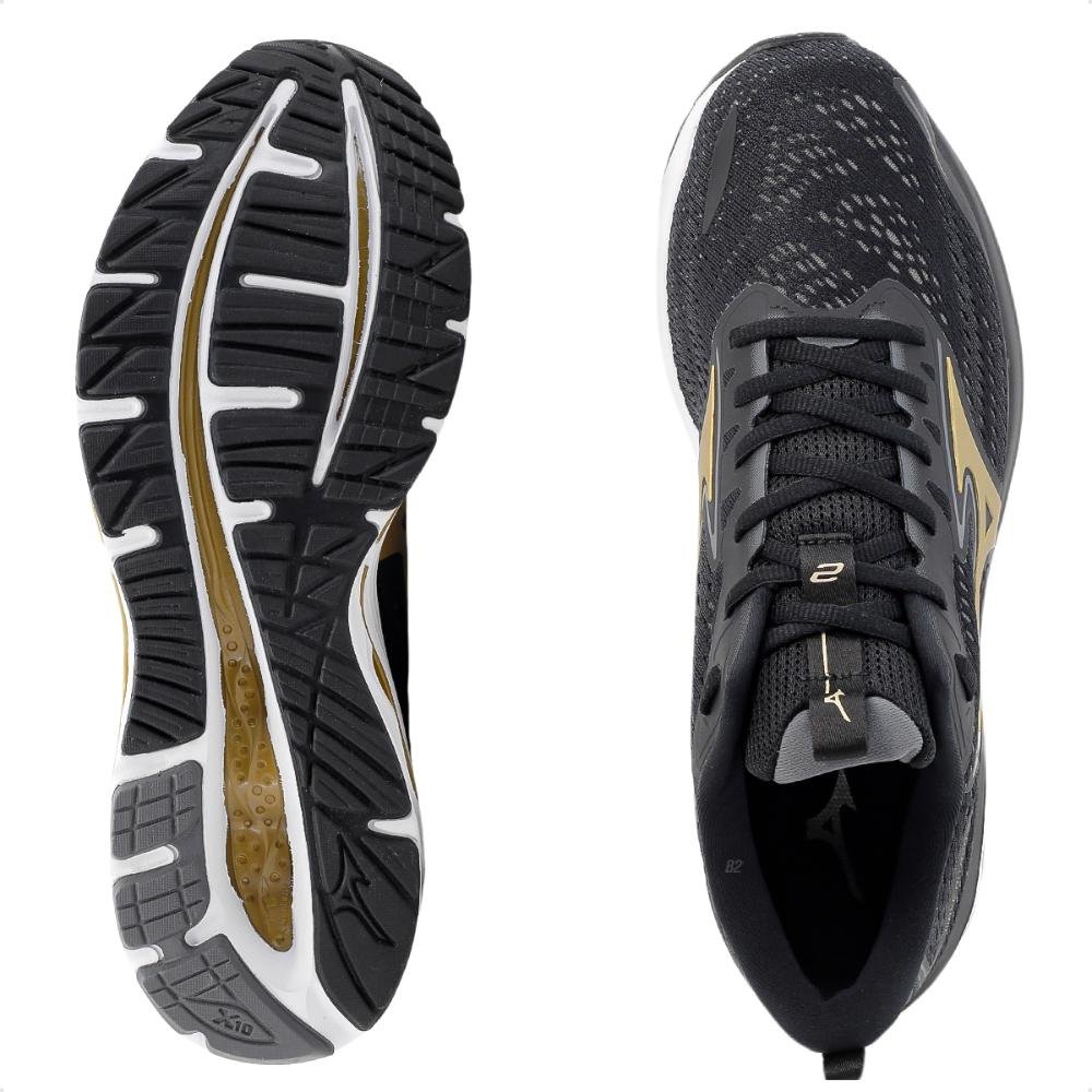 Tênis Mizuno Wave Nitron 2 Masculino Preto 5