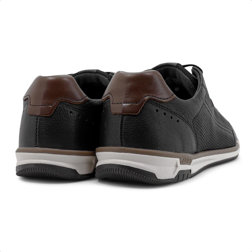Sapatênis Pegada Daily Masculino Preto/Marrom 3