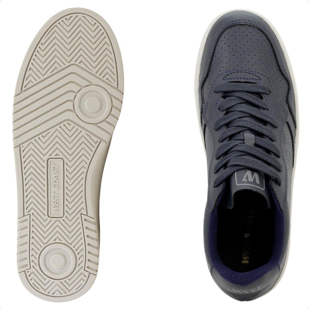 Sapatênis West Coast Casual Masculino Azul 5