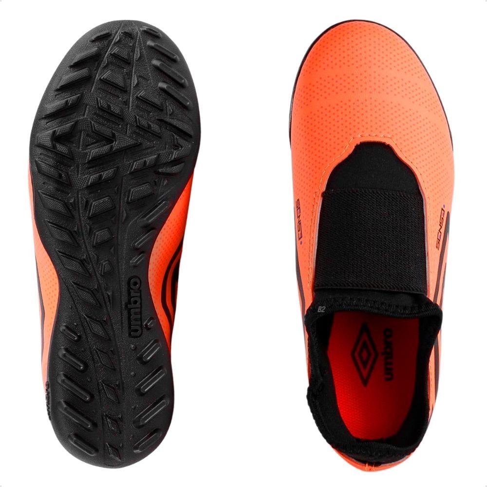 Chuteira Society Umbro Sense Kids Laranja 6