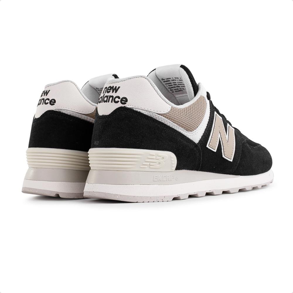 Tênis New Balance 574 V2 Feminino Preto/Bege 3