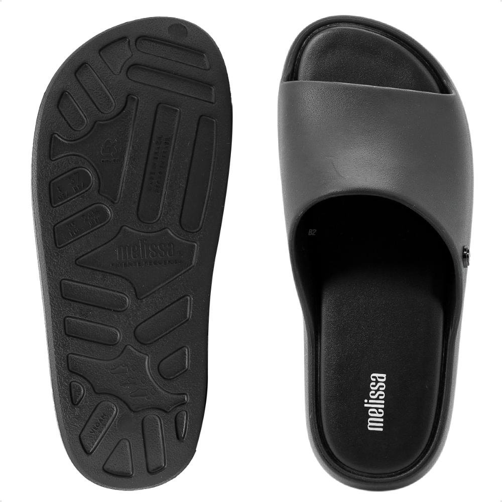 Chinelo Slide Melissa Free Plataforma Feminina Preto 6