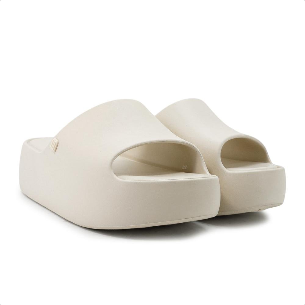 Chinelo Slide Melissa Free Plataforma Feminina Branco