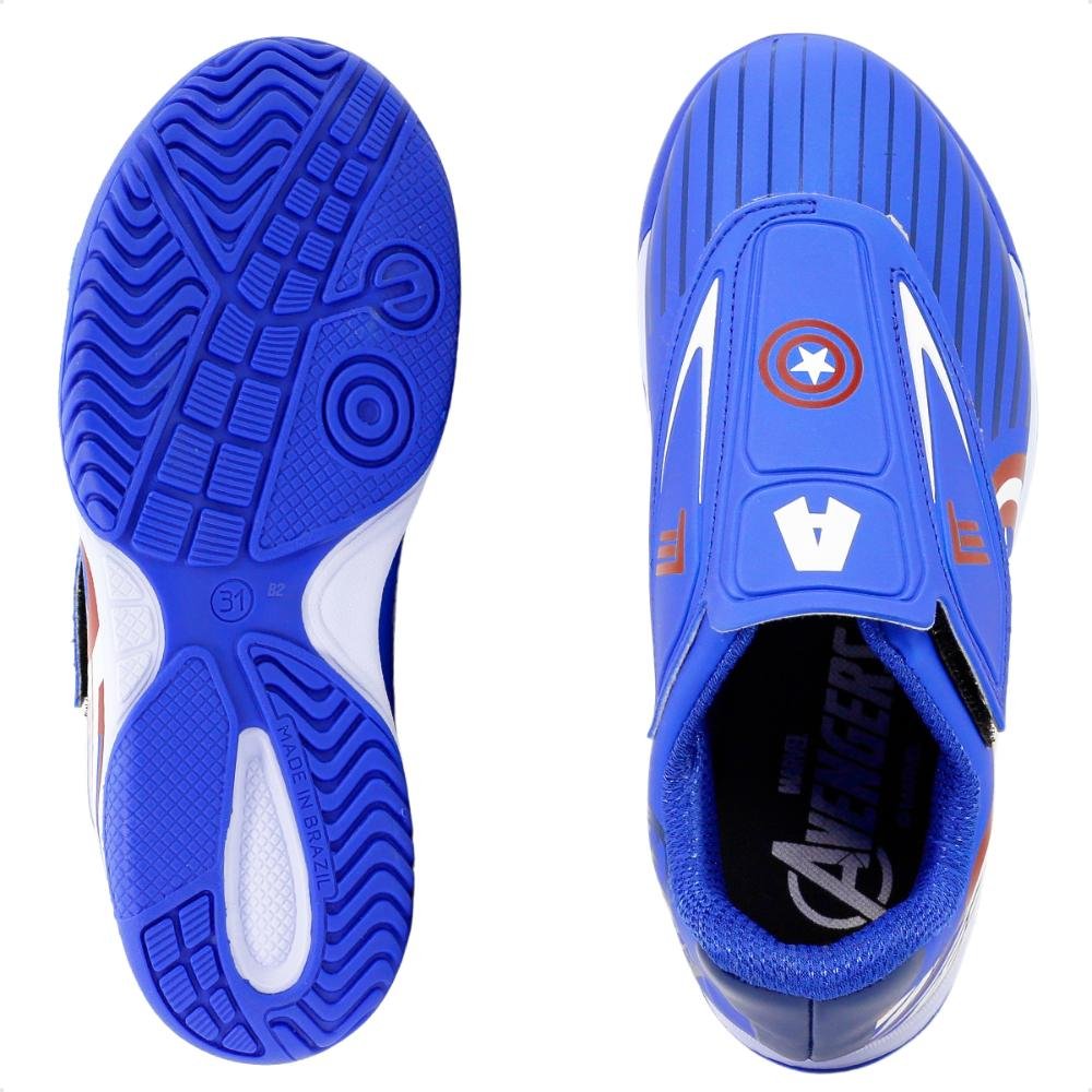 Chuteira Futsal Dray Marvel Original Sem Cadarço Infantil 6