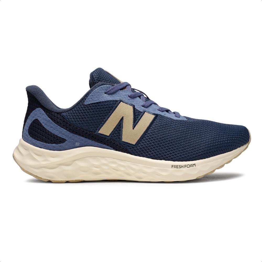 Tênis New Balance Fresh Foam Arishi V4 Masculino Azul/Bege 1